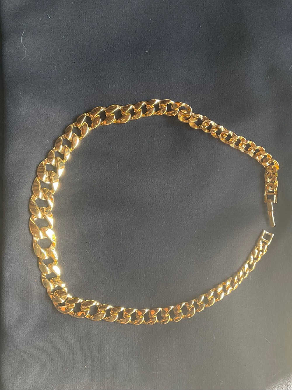 Monet Gold Curb Chain Belt